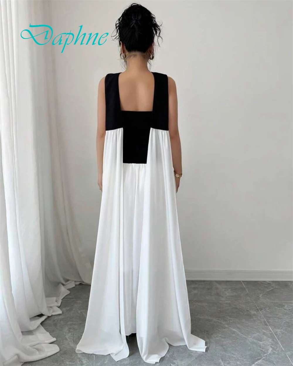 Customized Exquisite Strapless Sleeveless Evening Dress High Quality Chiffon Prom Dresses Delicate Ribbons Bridal Party Gowns