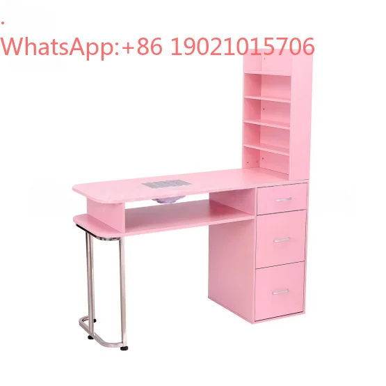 

HXL Nail Table with Layered Storage and Built-in Nail Dust Collector