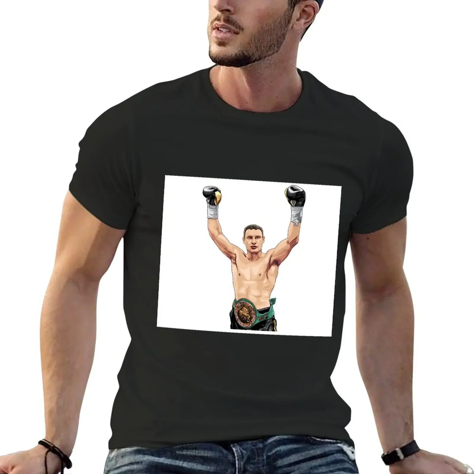 

Vitali Klitschko T-Shirt oversizeds summer clothes graphics blue archive mens graphic t-shirts anime