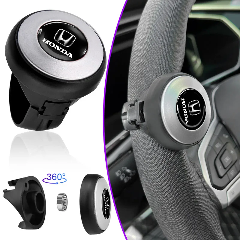 Bola de Direção para Carro, Acessório que Economiza Esforço ao Manobrar, para Honda Civic XR-V HR-V City Odyssey Spirior CRV Jazz
