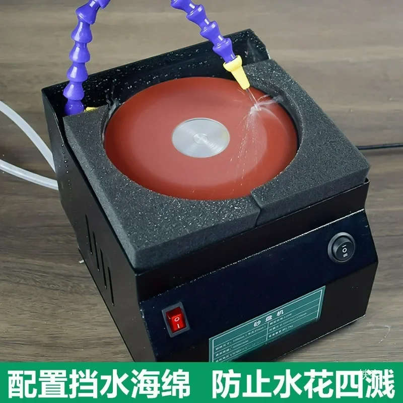Water-Cooled Electric Knife Sharpener 150mm Wet/Dry Grinding Wheel One-Touch Water Circulation Adjustable SpeedGoods in stock