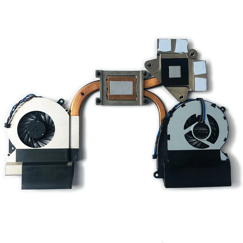 

New Original Laptop CPU GPU Heatsink Cooling Fan For HP Envy 17 17-3000 17-3100 Radiator KSB0505HB -BD46 -BD47 DC5V 665908-001