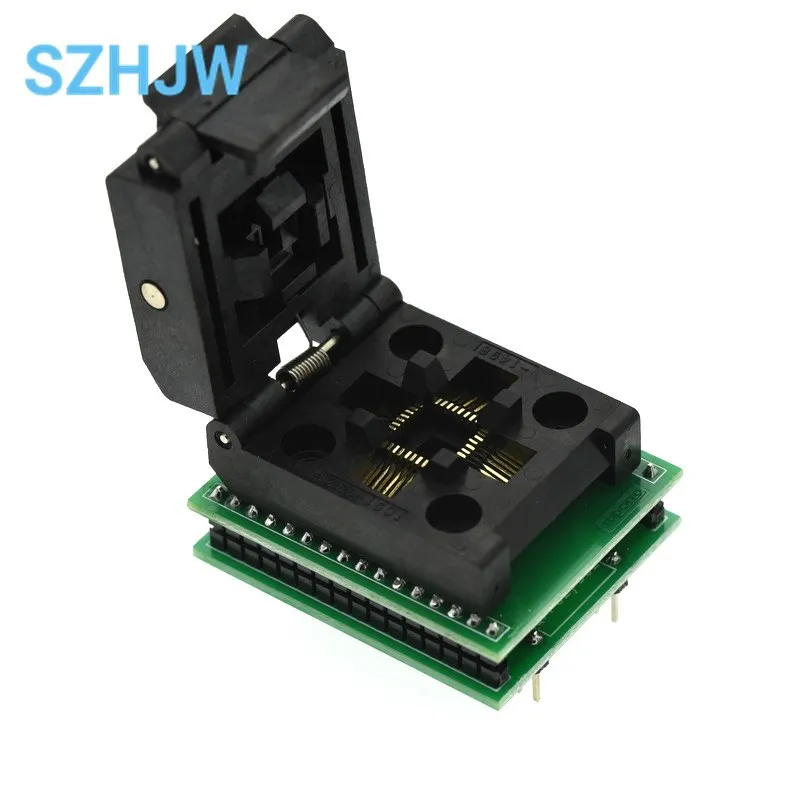 TQFP32 QFP32 TO DIP32 IC Programmer Adapter Chip Test Socket Burning Seat Integrated Circuits