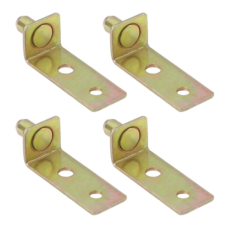 4Pcs Shelf Brackets Support Studs Pegs 5mm/6mm Iron Pin Shelves Seperator Fixed Cabinet Cupboard Glass Furniture Bracket Holder