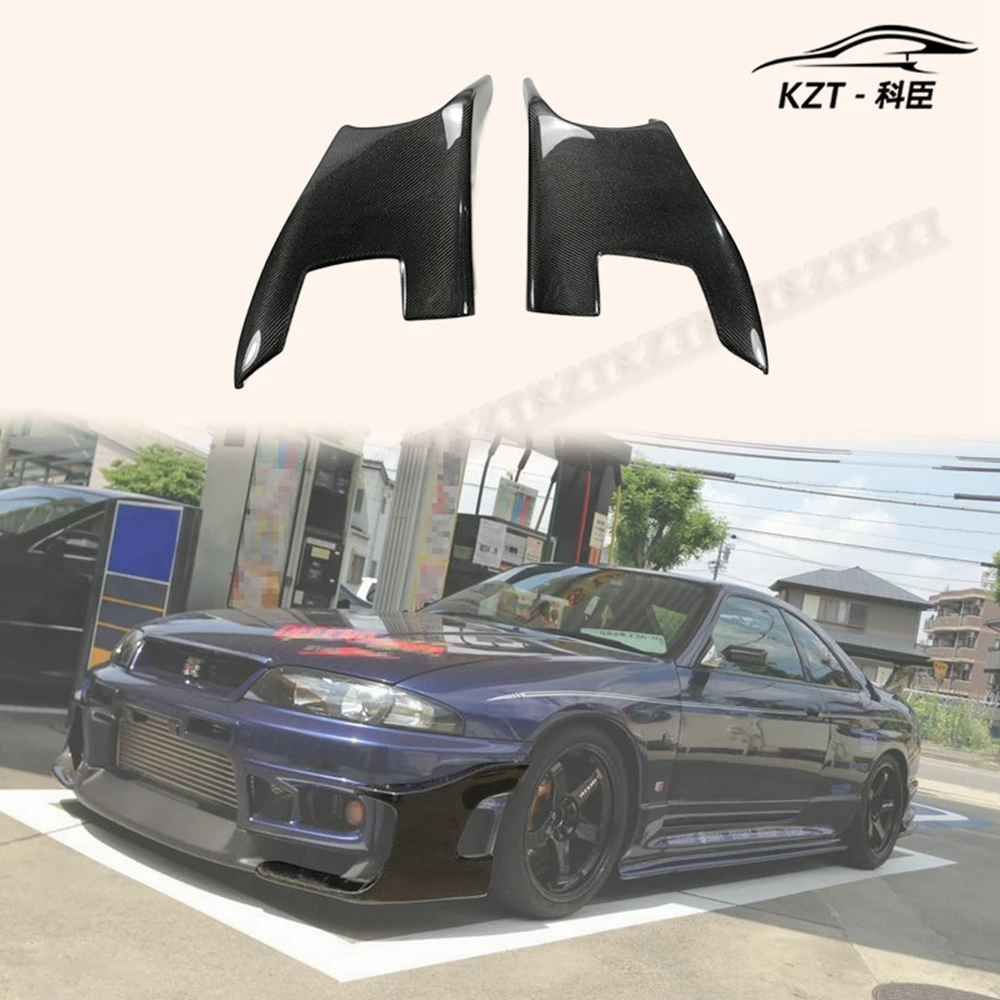 

Для NISSAN Skyline R33 GTR углеродное волокно GD стиль передний бампер Canard высокого качества