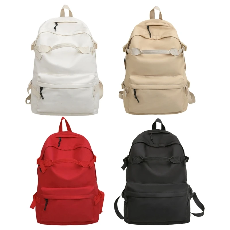 

Harajuku Campus College Nylon Backpack for Teenager Students Casual Travel School Bag Casual Large Capacity Daypack E74B