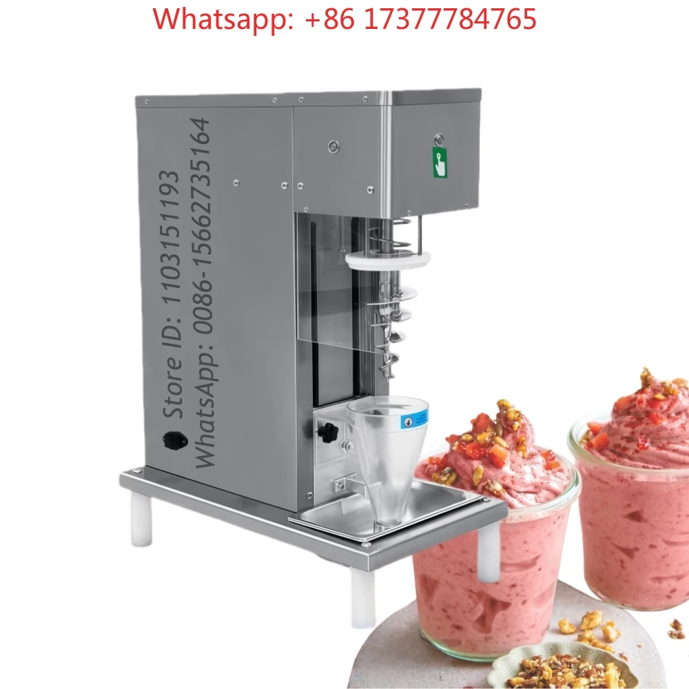 Fruit Yogurt Ice Cream Swirl Mixer Blender 80L/H Real Ice Cream Maker Blender Mixer Machine ACAI Ice Cream Machine