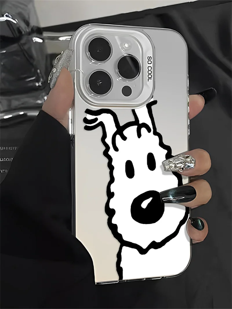 

Cute little white dog Case For Samsung Galaxy S25 S24 S23 S22 S21 Plus FE Ultra A36 A26 A55 A35 A25 A34 A54 A53 A52 non-slipCove