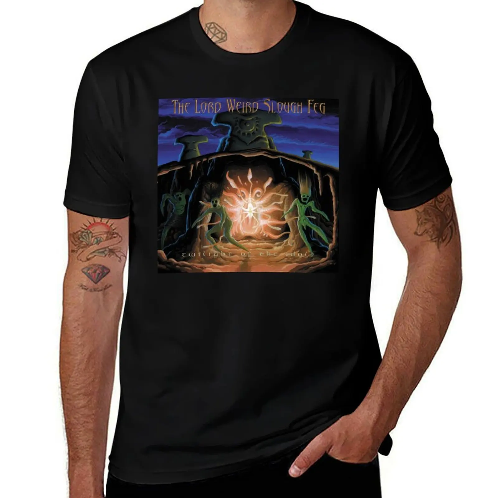 

Slough Feg - Twilight of the Idols album 1999 T-Shirt Aesthetic clothing blanks gifts for boyfriend Men's t-shirts