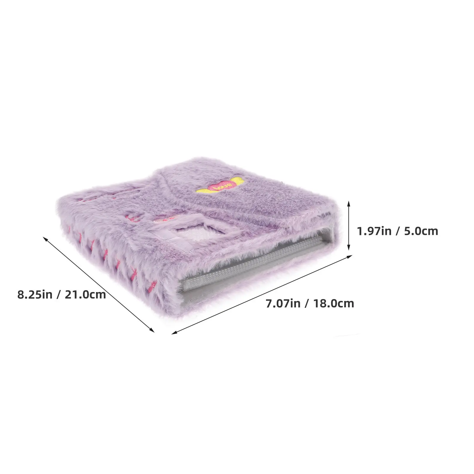 Memory Photo Album 3-Inch Soft Cover Binder Cute Cartoon Card Holder Keepsake Photo Book for