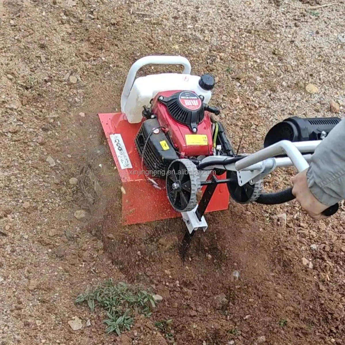Tillage Machines Two Stroke Agricultural Garden Tools Gas-oline Minitype Rotary Tiller Outdoor Multi-function Lawn Mower