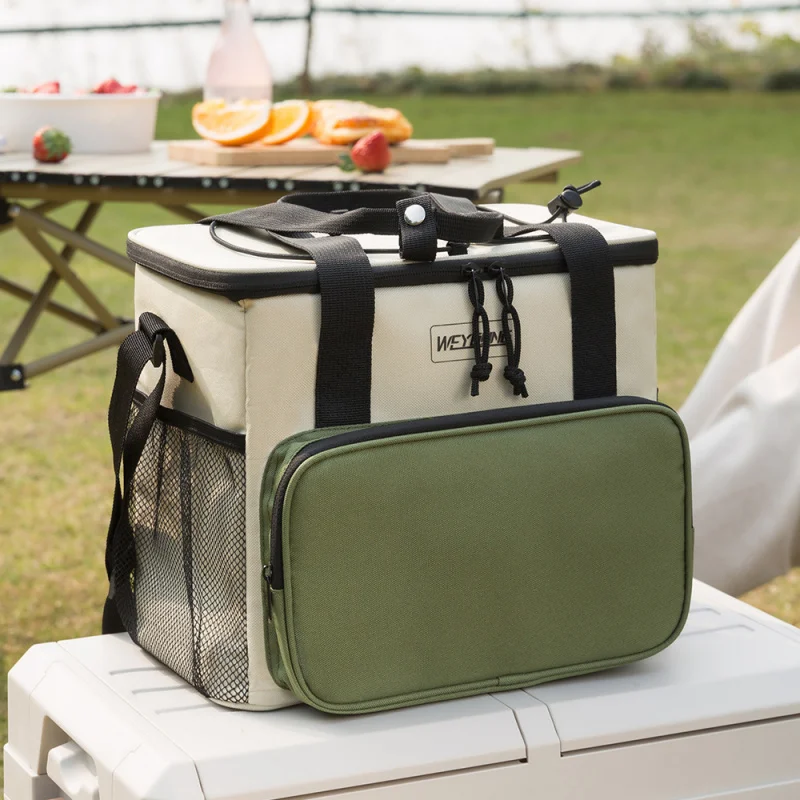 

Portable Insulated Bag Outdoor PEVA Beer Ice Cooler Large Capacity Camping Waterproof Picnic Cooler Bag