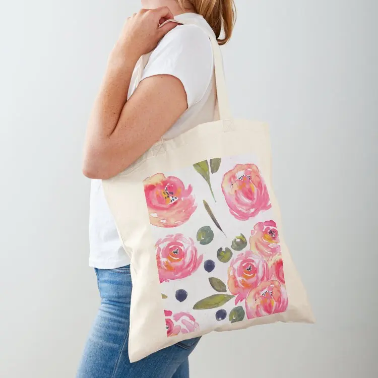 Lovely roses Tote Bag Big bag cute tote bag Canvas shoulder