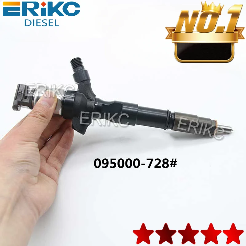 ERIKC 095000-7281 Fuel Injector 095000-7280 23670-0R020 23670-09140 23670-0R170  23670-0R120 for Toyota RAV4 2.2 2AD-FTV