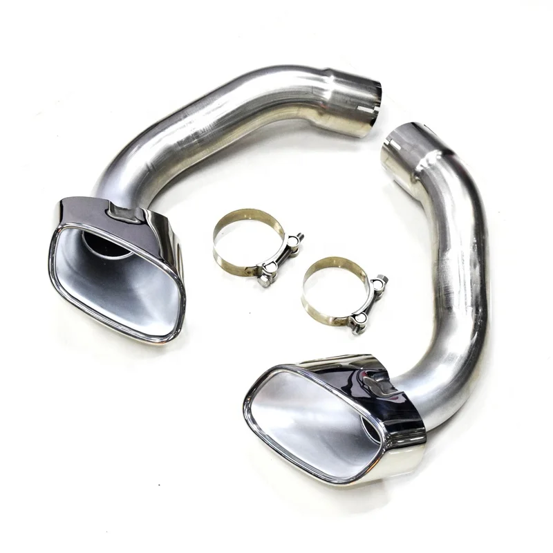 Wholesale stainless steel square mouth tail pipe exhaust   throat suitable for i2009-11 old X5  nozzle