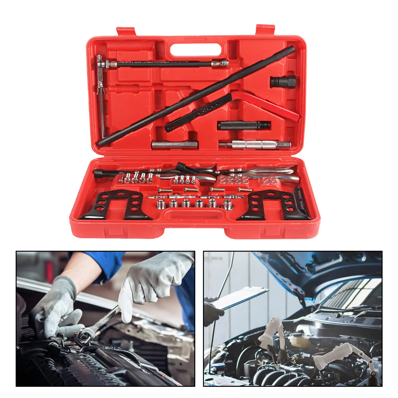 Generic Valve Spring Compressor Tools with Storage Box Automotive Universal