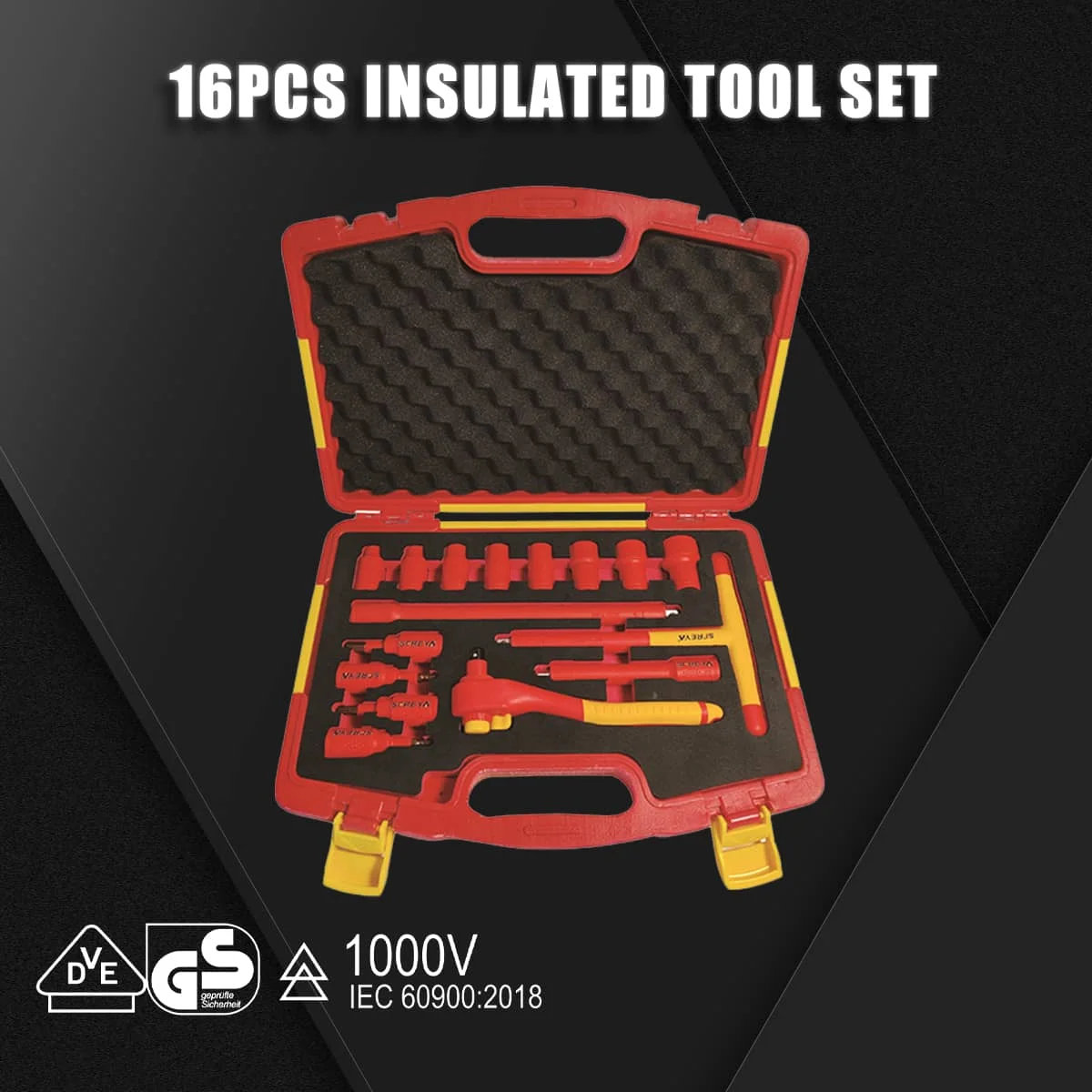 S684 16 Pieces Full Insulated 3/8