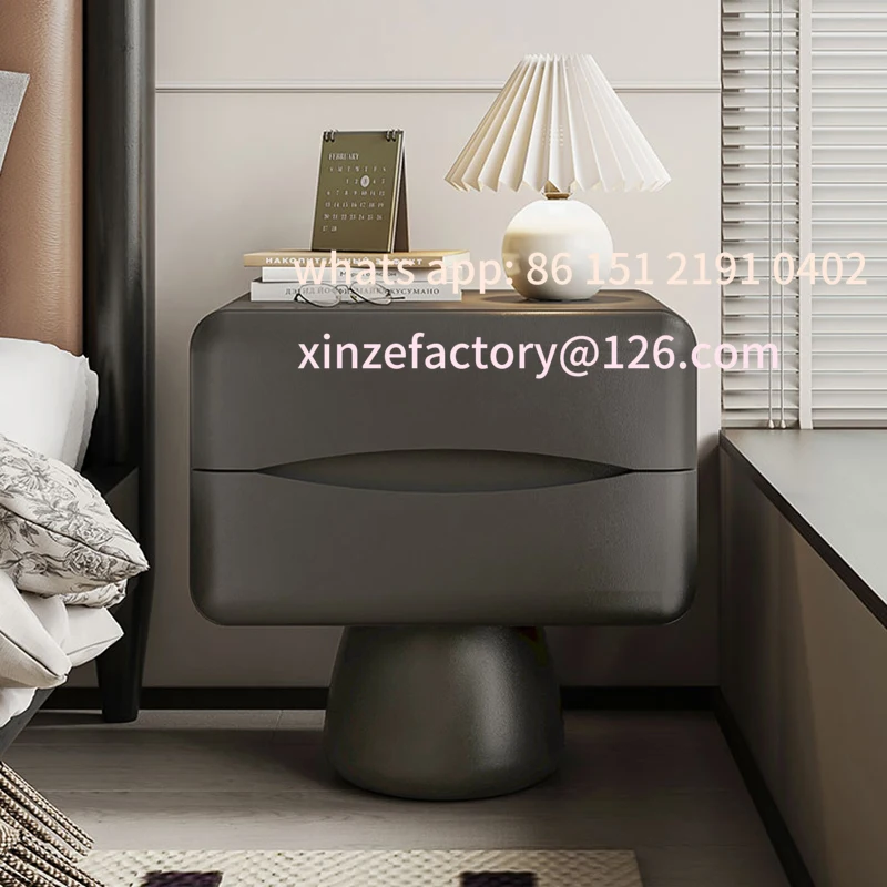 تخصيص Unikalny Stolik Nocny Estetyczny Luksusowy Elegancki Now moany Styl Stolika Nocnego Modne Meble Do Sypia #2