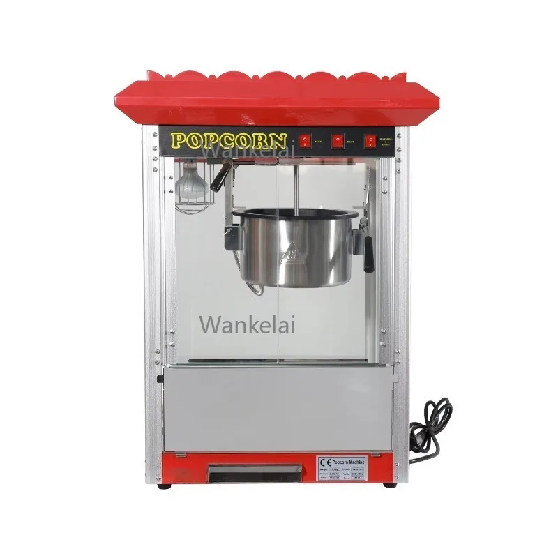 Commercial  Popcorn Machine  Wholesale Price Factory Automatic Electric Popcorn Maker Industrial Popcorn Machine 12OZ Pot