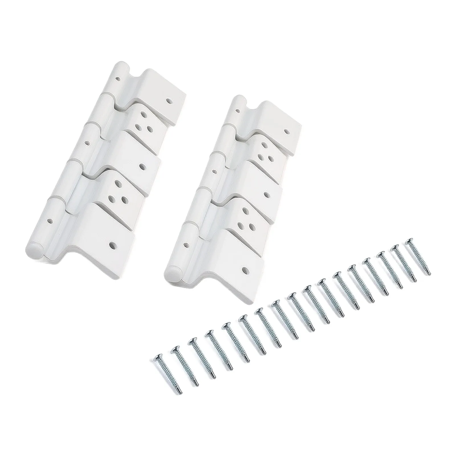 2-Pack Entry Door Friction Hinge Assembly for RVs Travel Trailers and For Motorhomes Plastic and Metal Construction