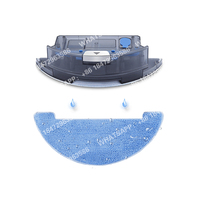 Vacuum Cleaner Water Tank Box Mop Clothes for Ilife V80,V80 Pro,V8s,V8s Pro,V8e,V8 Plus Robot Vacuum Cleaner Water Tank