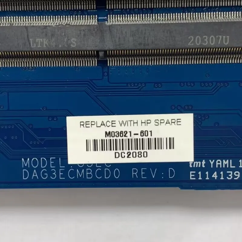

For HP 15-EN M03621-001 M03621-601 With Ryzen 7 4800H CPU DAG3ECMBCD0 Laptop Motherboard N18E-G1-B-KD-A1 RTX2060 100%Tested Good