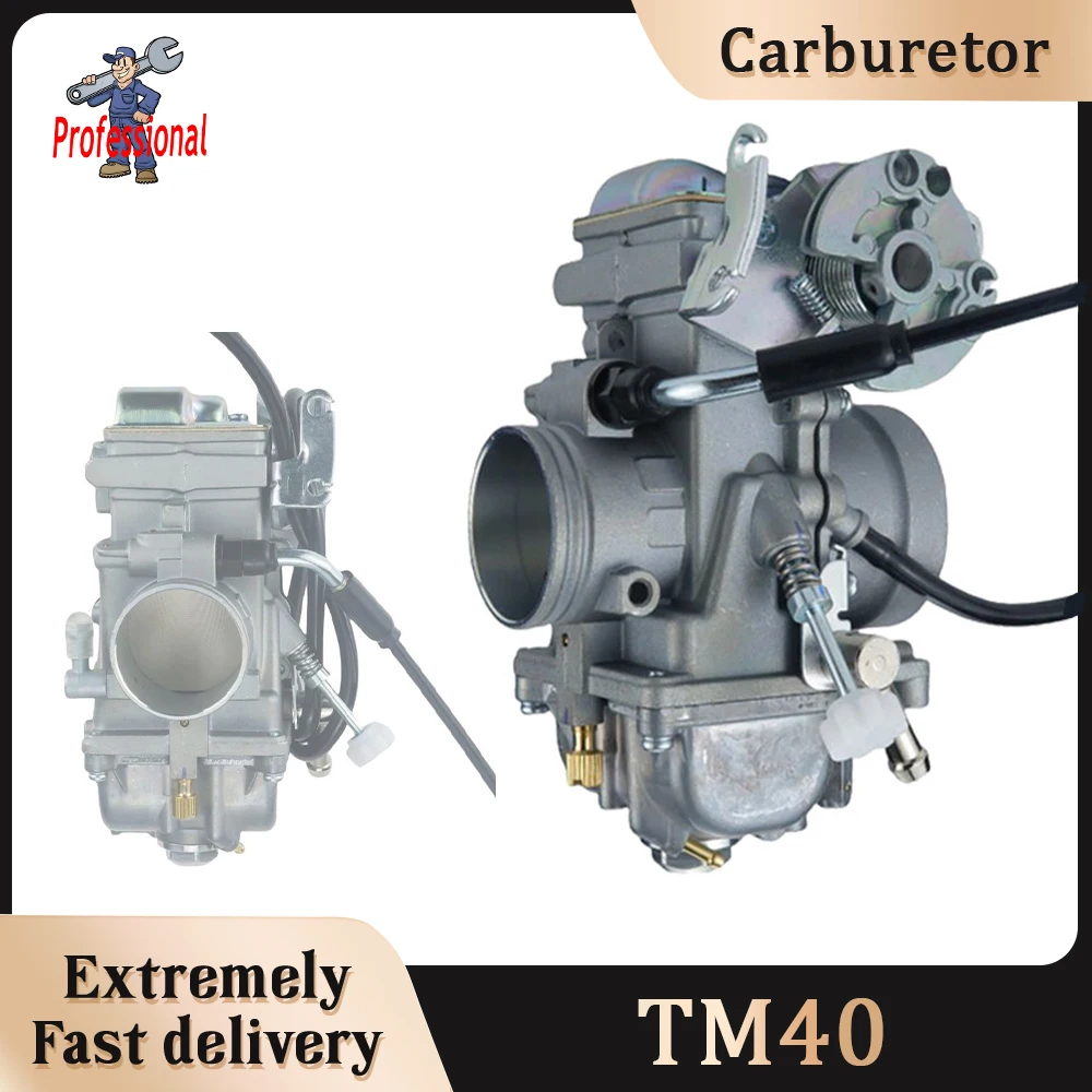 

TM40-6 Genuine NEW Motorcycle Carburetor For Mikuni TM40 40mm Flat Slide Carb