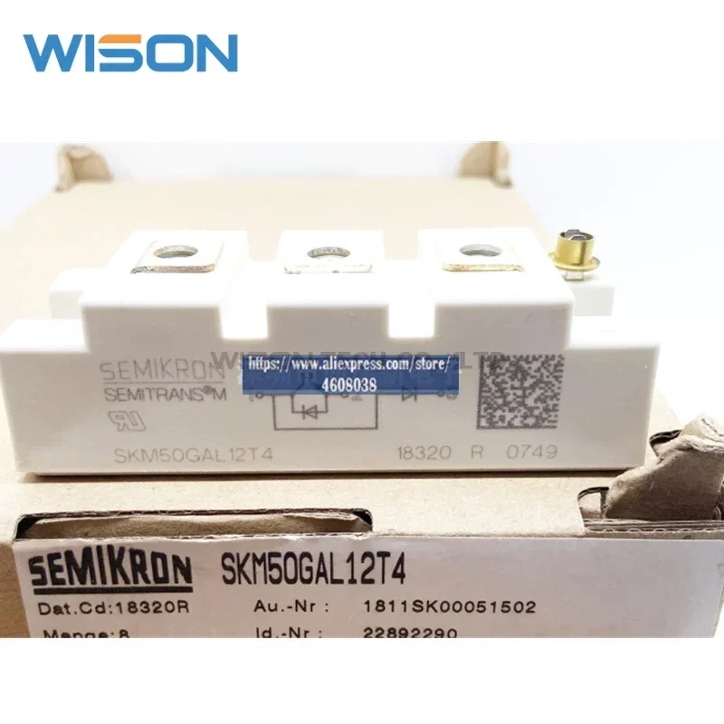 SKM100GAL12T4 SKM50GAL12T4 SKM75GAL12T4    FREE SHIPPING NEW AND ORIGINAL IGBT MODULE