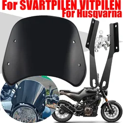 For Husqvarna SVARTPILEN 401 125 200 250 VITPILEN 701 Accessories Retro Windscreen Windshield Wind Screen Deflector Cover Guard
