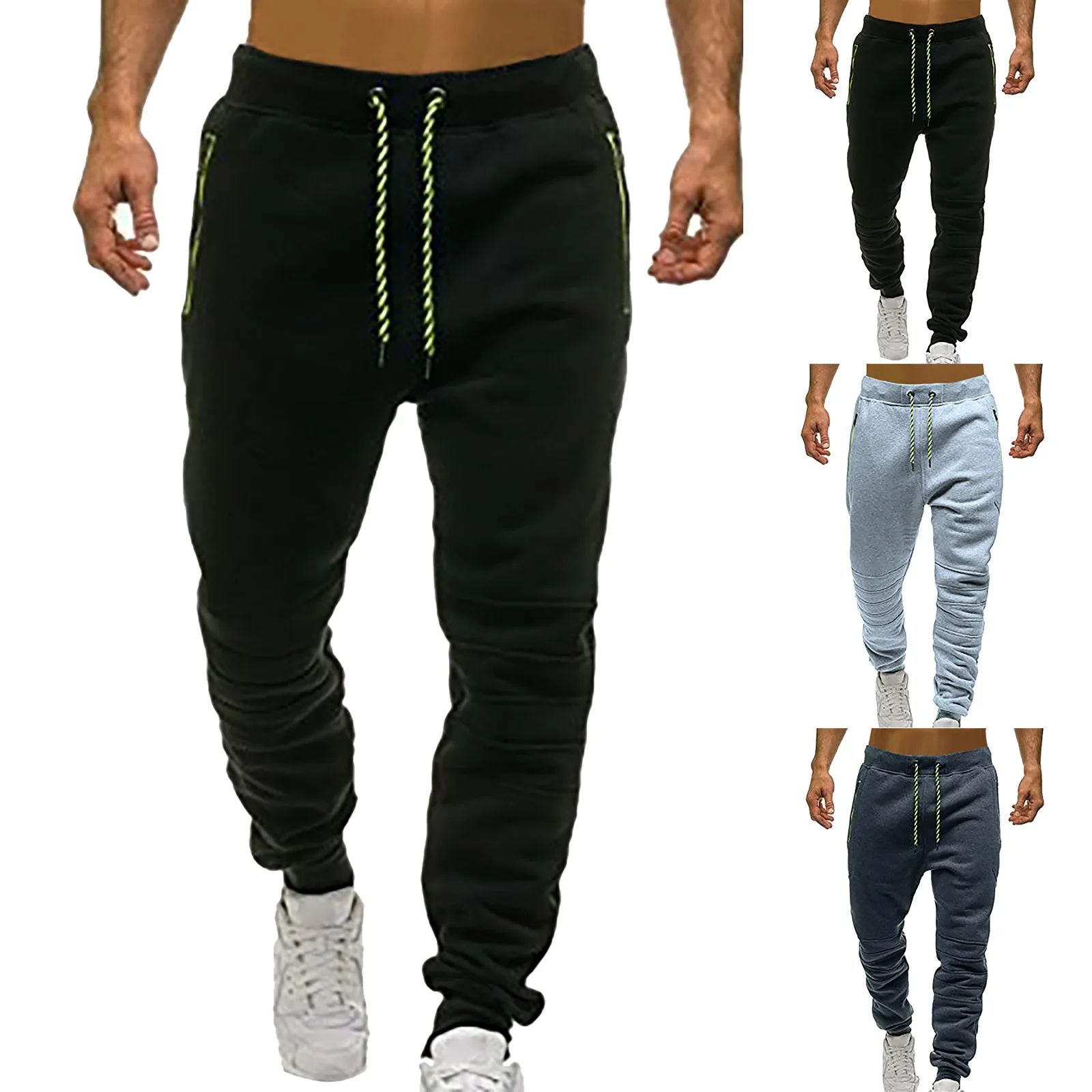 

2024 New Spring Autumn Men Sports Casual Pants Running Trousers Workout Jogging Pants Gym Sport Joggers Sweatpants Tracksuit