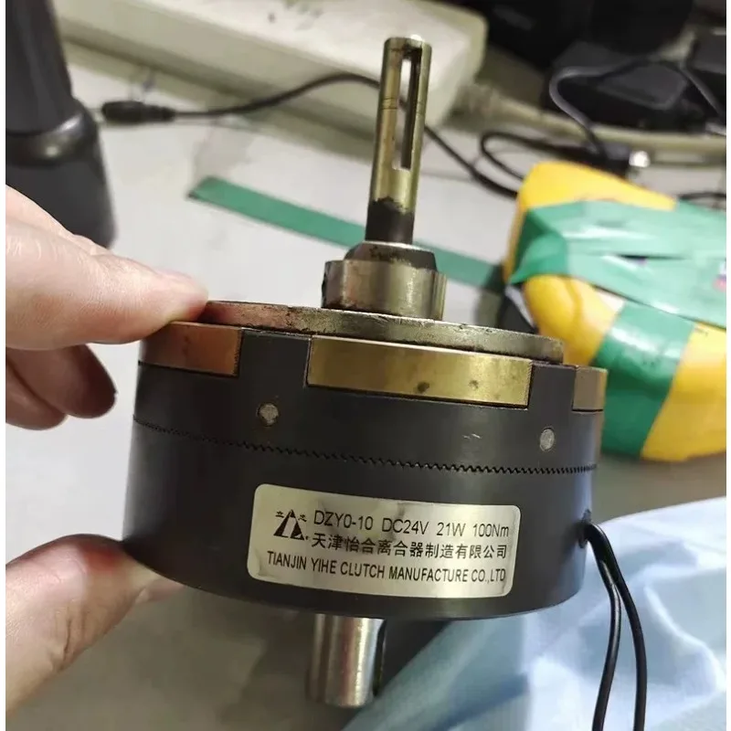 Gate subway electromagnetic clutch brake tooth embedded DZY0-10 DC24V 100NM21W