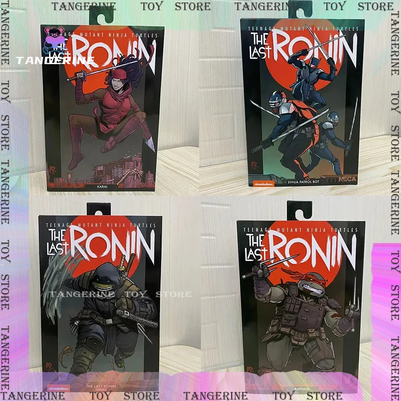 

In-Stock Neca Anime Figure The Last Ronin Karal Footbot Raphael Joint Movable Action Figure Collection Model Toys Doll Kid Gift