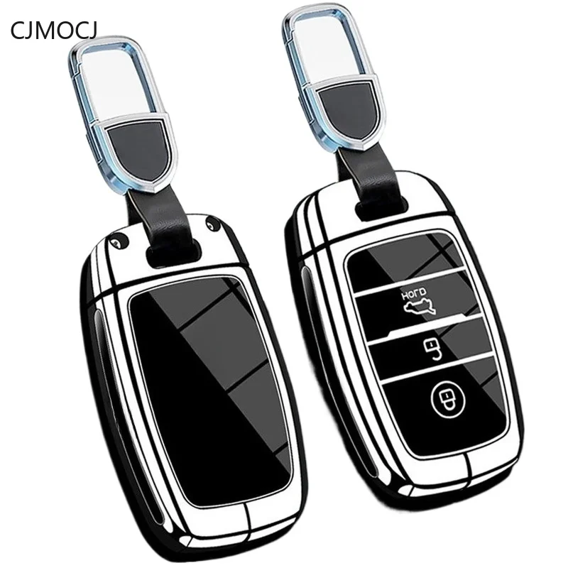 

Premium Zinc Alloy Key Cover for KIA K3 Sorento K5 Stonic K4 Sportage KX5/KX7 Forte - Protective Key Case Keybag Keychain