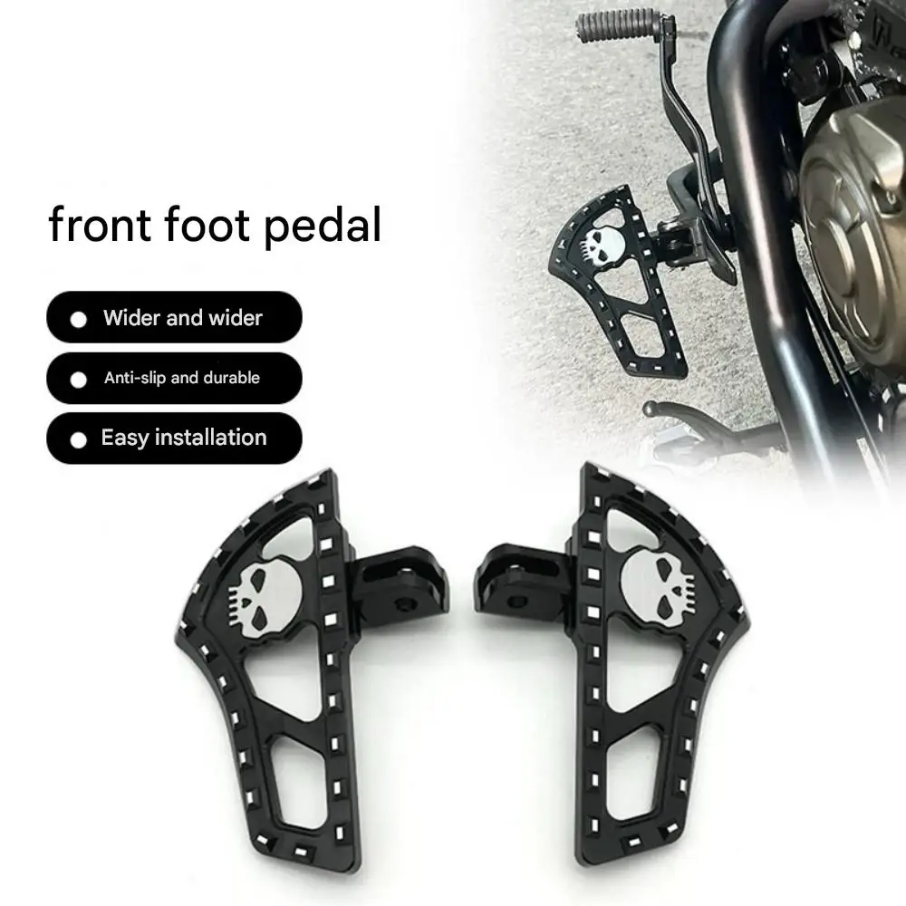 For QJMOTOR SRV600 QJ srv600 motorcycle modified adjustable rear brake pedal enlarged anti-slip front pedal