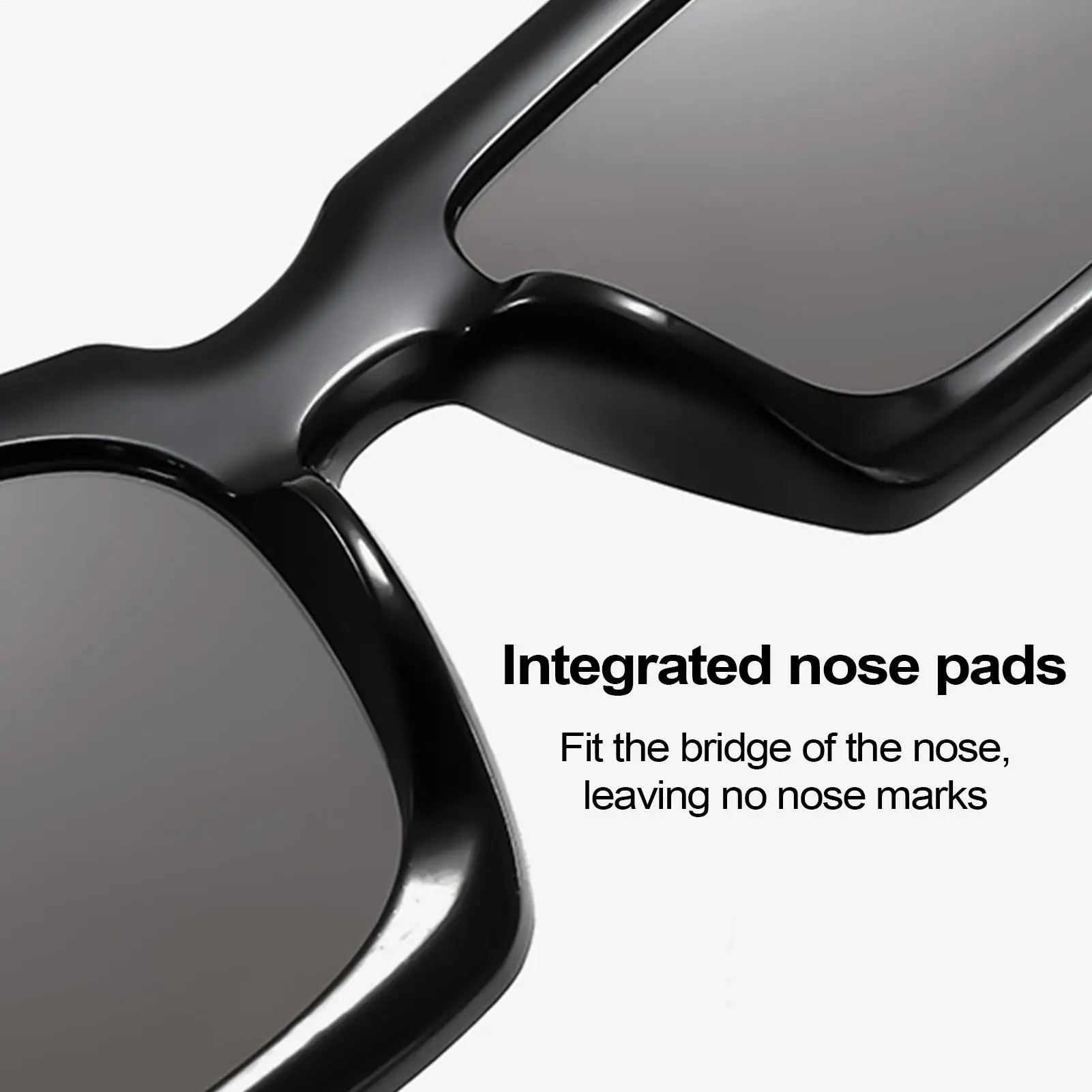 

Men's Fun Sunglasses Portable Street Photography Shades Eyebrow Raising Sun Glasses For Stylish Irregular Shades