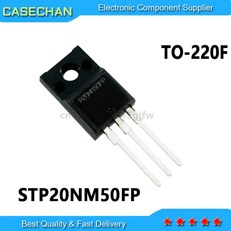 10PCS New and Original STP20NM50FP 20NM50 P20NM50FP TO-220F 