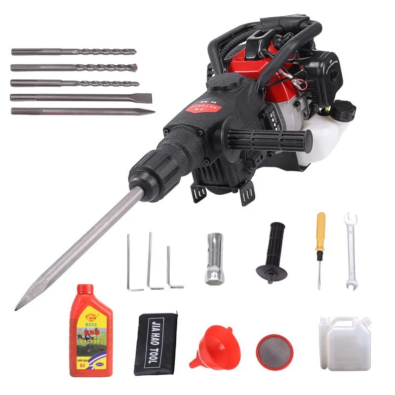 rock drill, power impact hammer, breaking pick, electric pick view 2