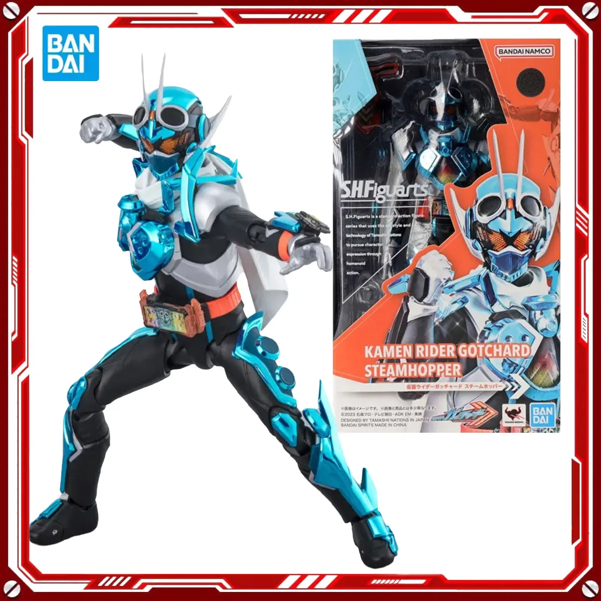 

Bandai натуральная маска Rider аниме наборы моделей Kamen Rider Gotchard Steamhopper игрушки SHF фигурка в сборе модель подарок подарок