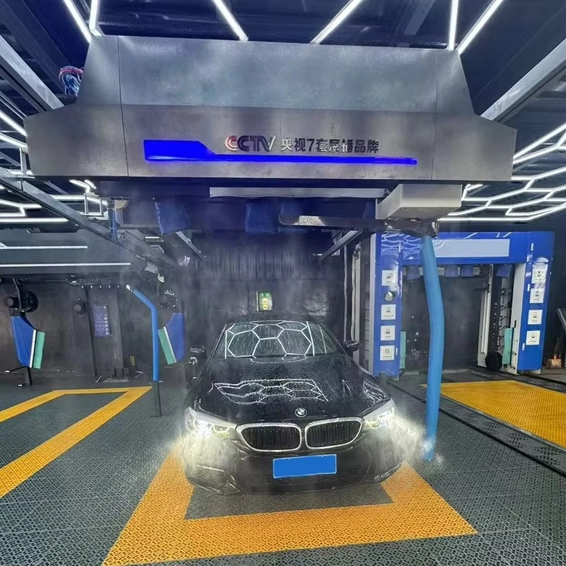 All-In-One Electric Automatic Car Washing Machine High-Pressure Water Spray Cleaning and Drying Features