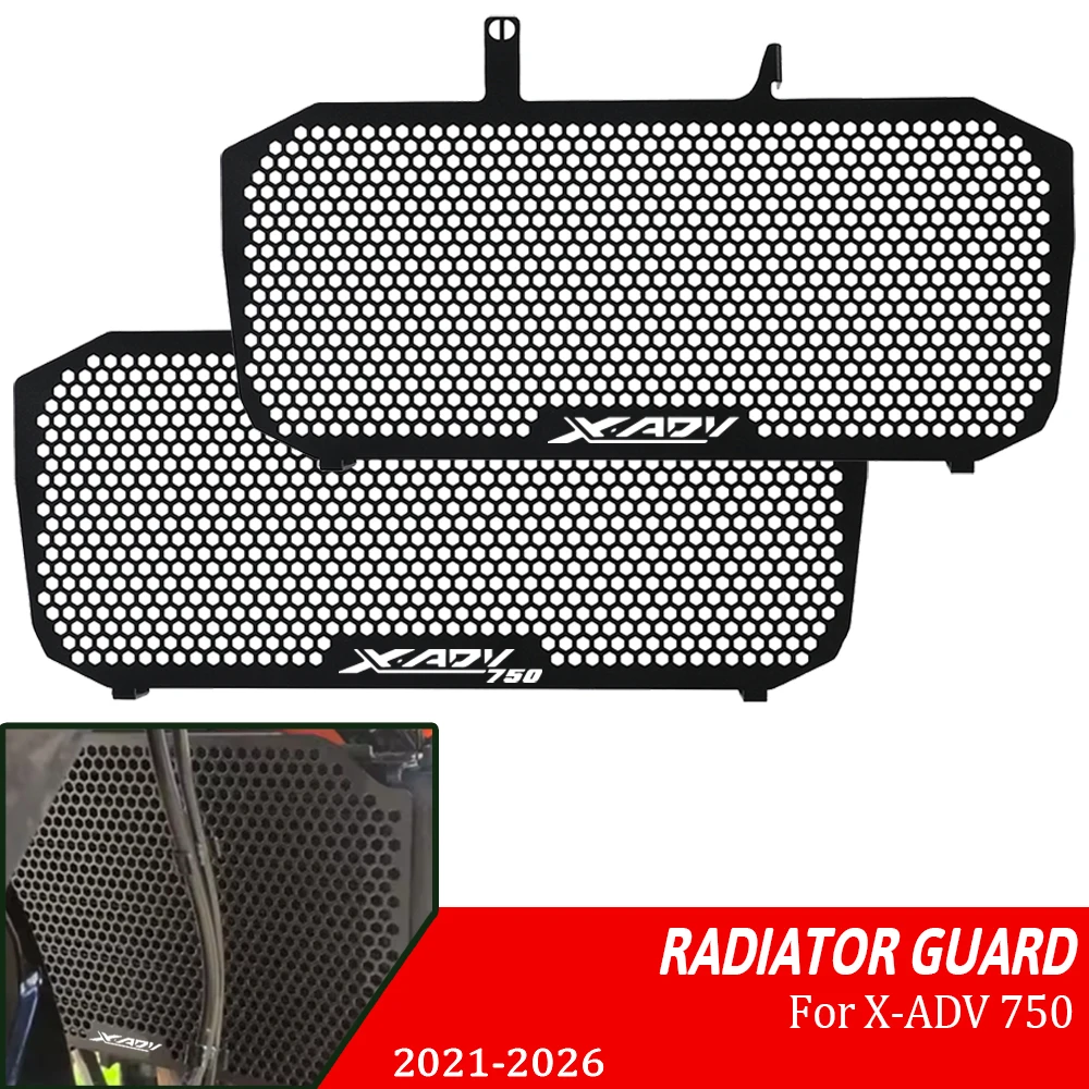

Motorcycle CNC Radiator Grille Cover Guard Protection Protector Grill For Honda XADV 750 X-ADV 750 750 XADV750 NSS750 2021-2026