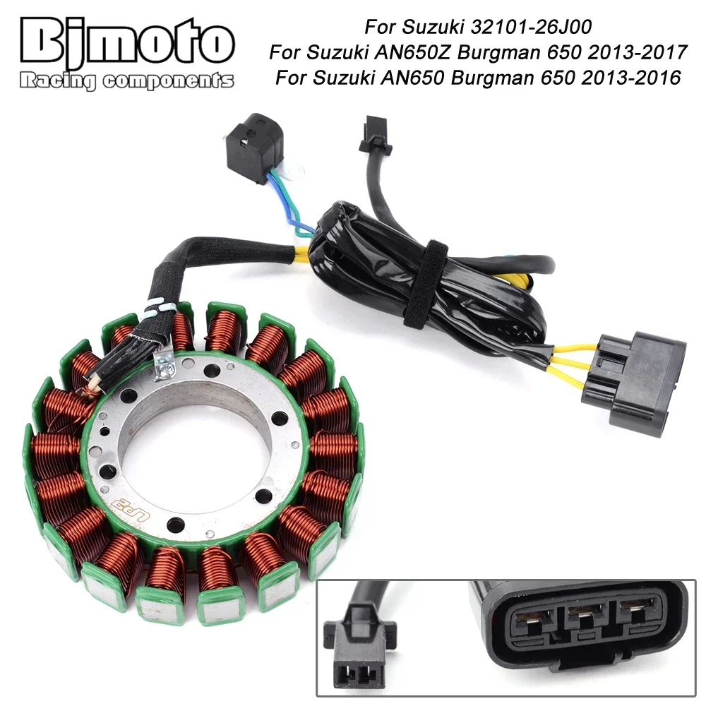 32101-26J00 Motorcycle Generator Stator Coil For Suzuki AN650Z AN650 Burgman 650 For BMW F650 for Can-Am Traxter 500 Max650