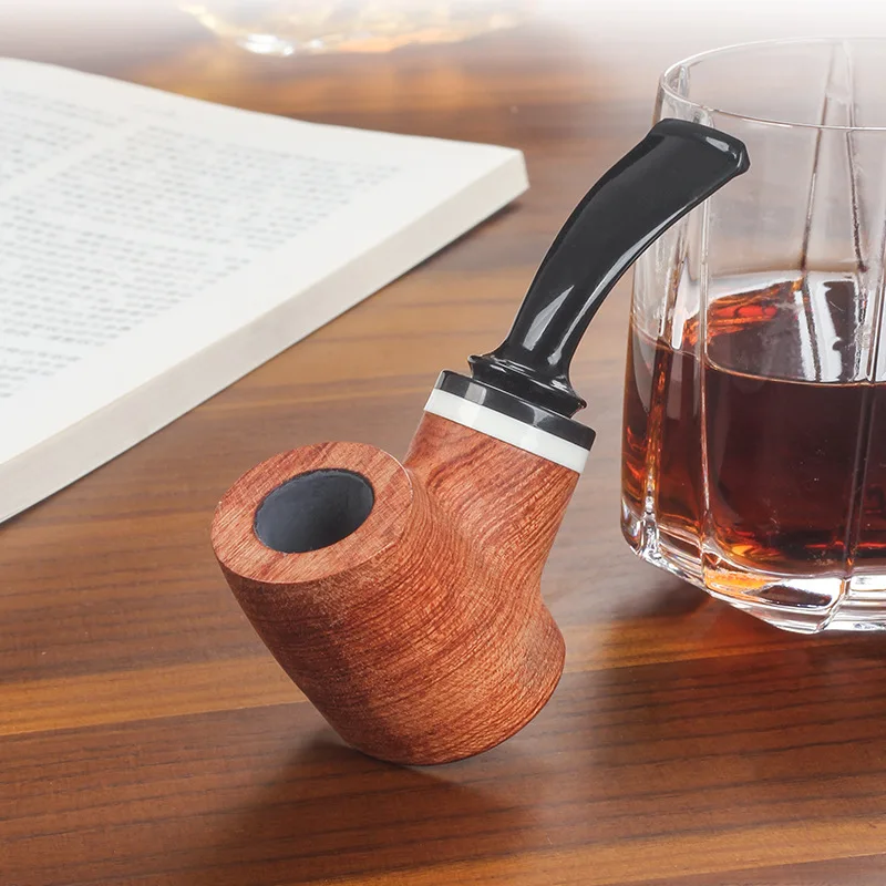 

Rosewood Hollow Chamber Large Chamber Tobacco Pipe Traditional Men's Old-fashioned Portable Handmade Solid Wood Tobacco Pipe Dry