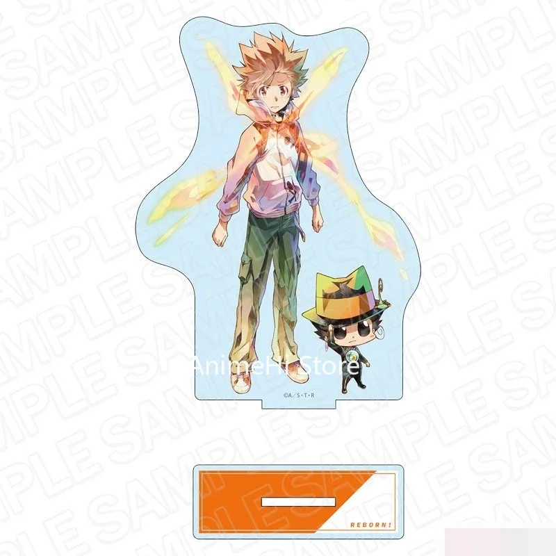Figura de acción de Anime muñeca Ryouhei Byakuran Shouichi Sawada Tsunayoshi soporte acrílico modelo placa Cosplay juguete para regalo