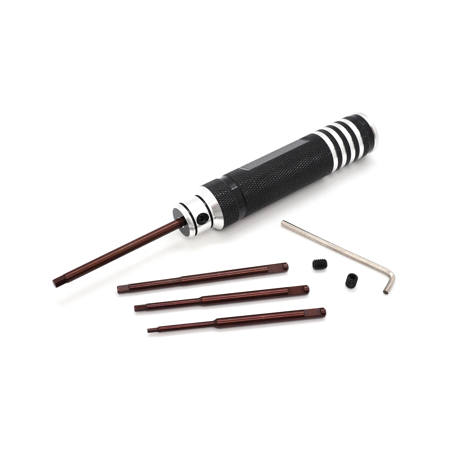 YSIDO Portable 4 in 1 Hex Screw Driver 1.5/2.0/2.5/3.0mm Screwdriver Tool Kit for RC Car Helicopter Airplane Drone Aircraft Toys