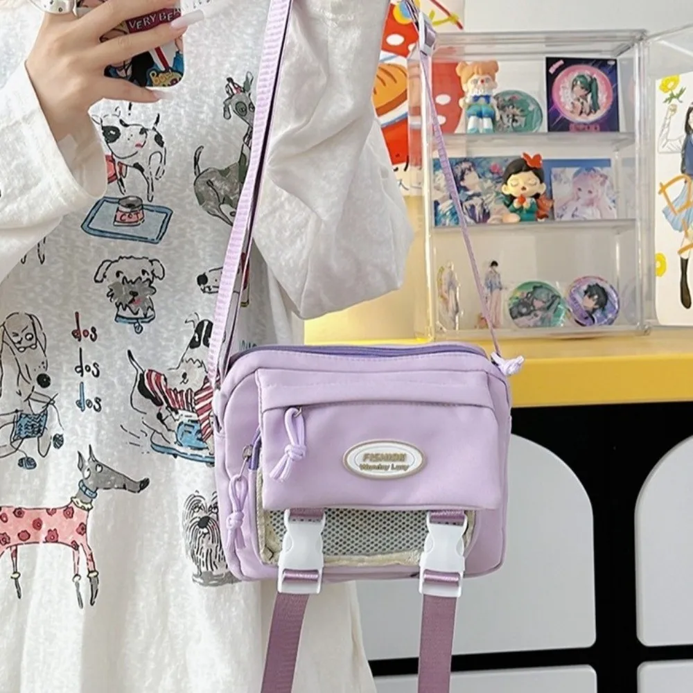 

Portable Japanese Transparent Itabag Y2k Harajuku JK Shoulder Bag Lolita Idol Merchandise Storage Crossbody Bag Travel