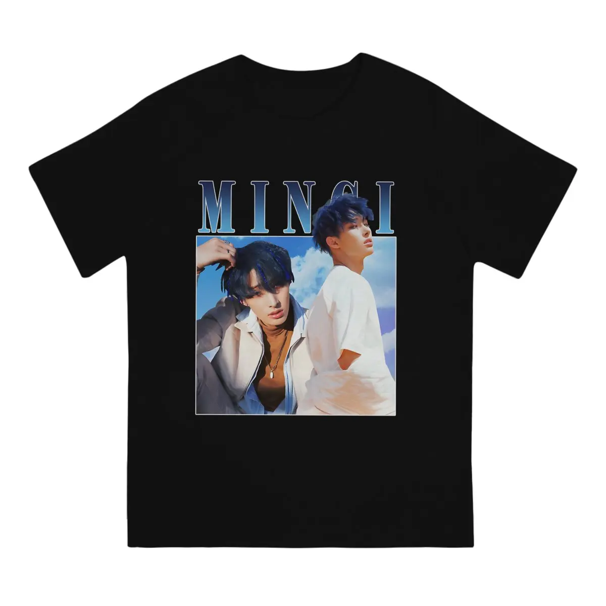 Ateez Men's TShirt Mingi Fashion T Shirt Original Sweatshirts New Trend