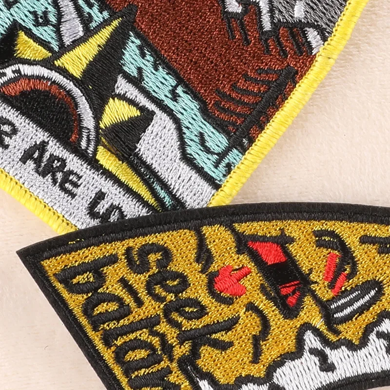 FZdiy Iron on Patch  Patches for Clothing  Embroidered Badge Shoes and Hats Bags Clothing Auxiliary Patch Cloth