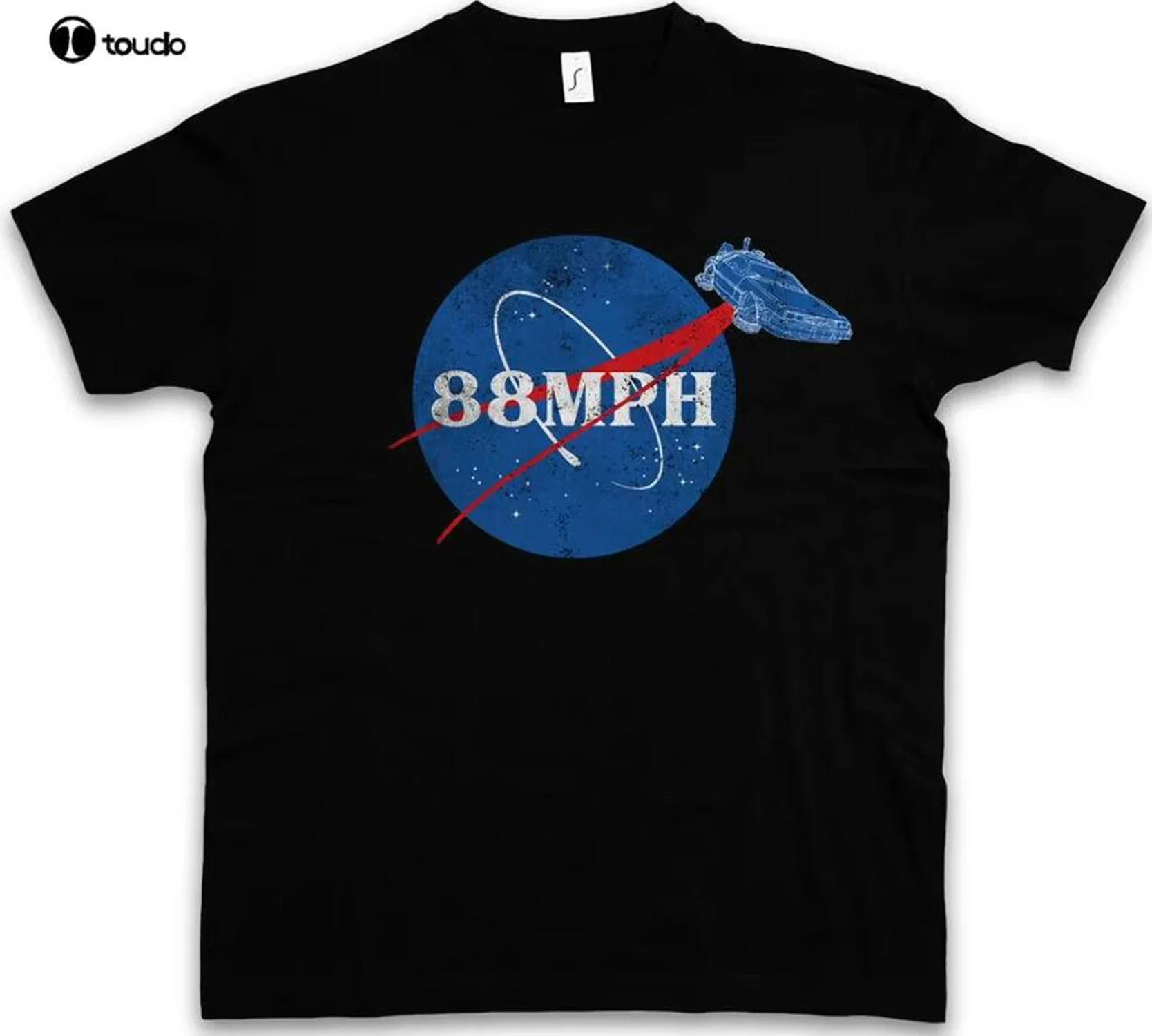 T-shirt 88 MPH Back to the Car Miles Per Hour Future Marty Fun Doc Brown McFly - afficher le titre original