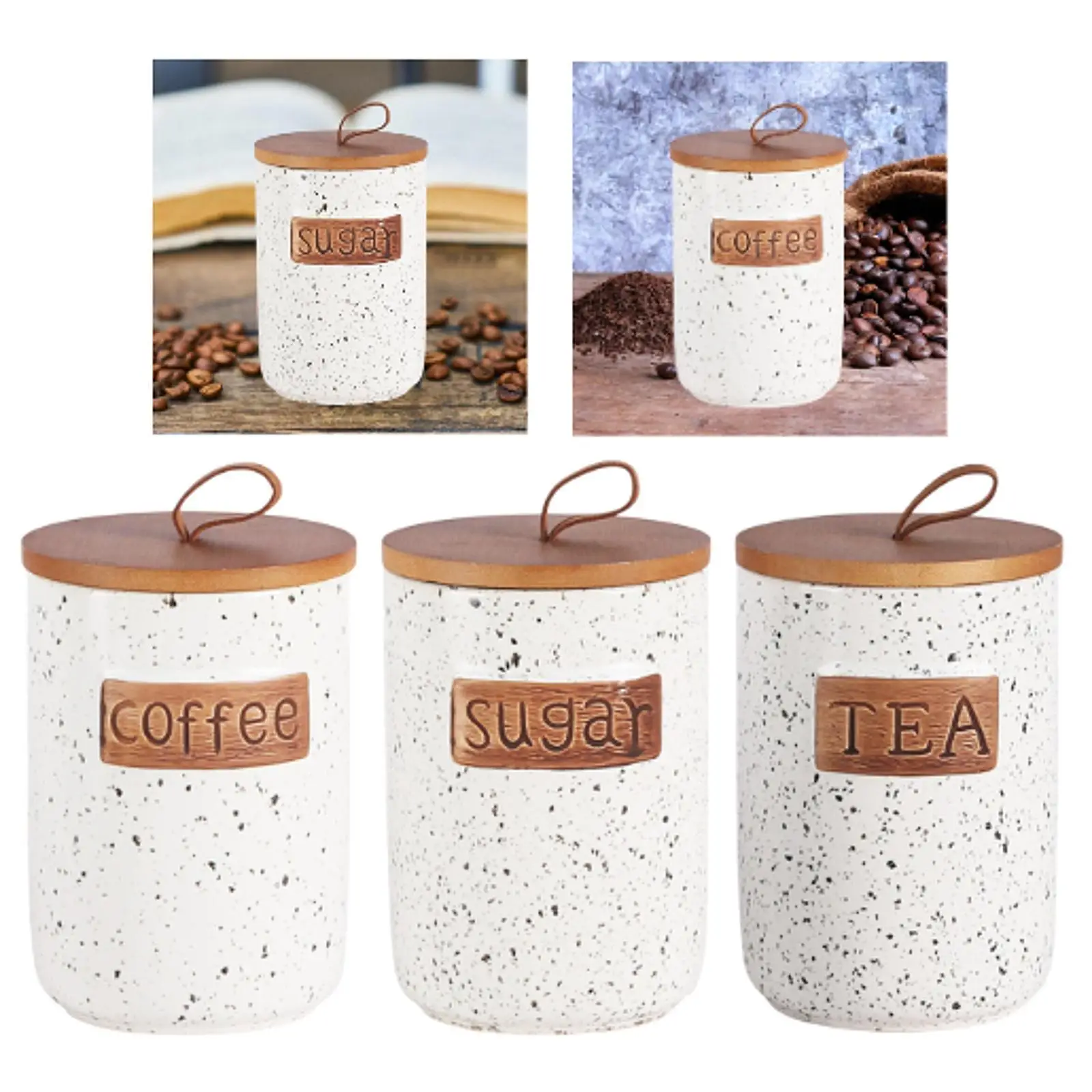 800ML ceramiczny uszczelniony słoik gospodarstwa domowego Food Grade słoik do przechowywania ziaren kawy odporny na wilgoć pyłoszczelny szczelny słoik na butelkę narzędzia kuchenne