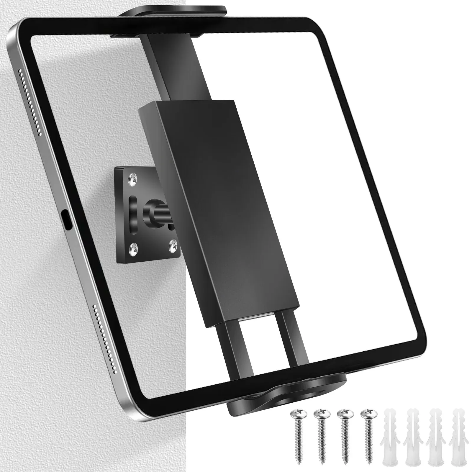 

Tablet Phone Wall Mount Holder for 4.7-13" iPad iPhone 360° Rotation Bracket